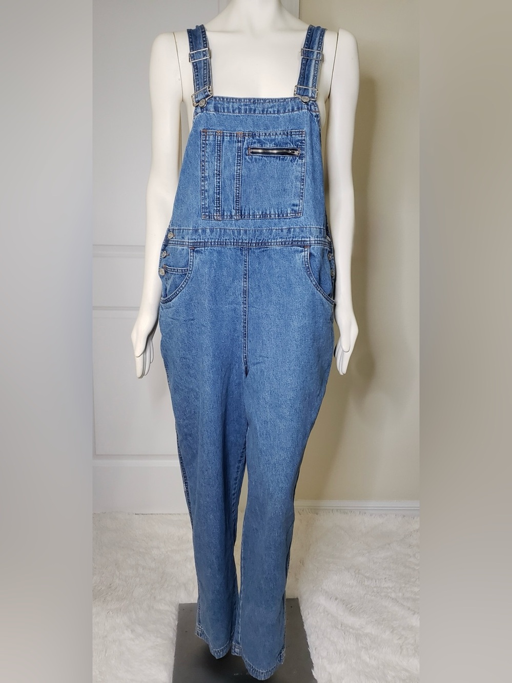 Venezia Light Blue Denim Women's Overalls